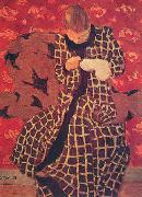 Edouard Vuillard Woman Darning oil painting artist